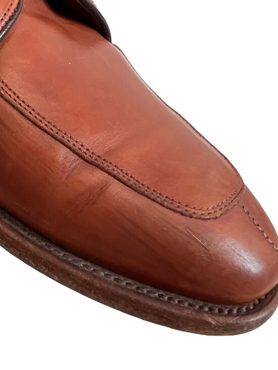 Allen Edmonds dress shoes Delray brown leather lace up mens 10 D oxfords
